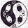 yin yang cat - Δωρεάν κινούμενο GIF