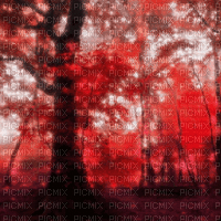 Red Forest Background - GIF animasi gratis