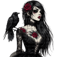 Gothic woman - PNG gratuit