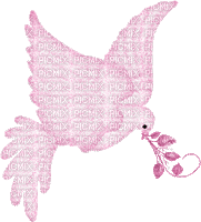 pink bird - GIF animate gratis