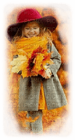 autumn, girl - Free PNG