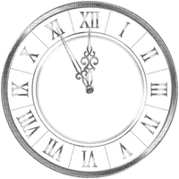 Kaz_Creations Happy-New-Year-Deco-Clock - ücretsiz png