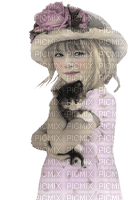Kaz_Creations Baby Enfant Child Girl Kitten - бесплатно png