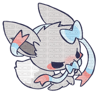 shiny eevee cosplaying as sylveon - PNG gratuit