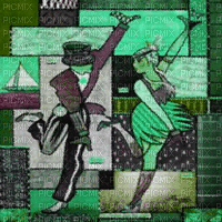 Charleston Background Vintage Retro Glitter TU - Nemokamas animacinis gif