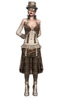 Lady Woman Femme Fille Steampunk JitterBugGirl - png grátis