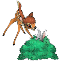 Kaz_Creations Cartoon Bambi And Thumper - δωρεάν png