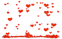 raining hearts - Безплатен анимиран GIF