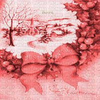 Y.A.M._New year Christmas background red - GIF animé gratuit