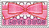 i love bows - Free PNG