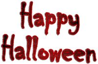 Kaz_Creations Halloween Logo Text - ücretsiz png
