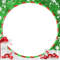 soave frame circle animated christmas gift box - Ingyenes animált GIF
