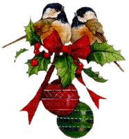 Christmas.Noël.Birds.Oiseaux.Victoriabea - Free PNG