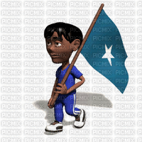 علم الصومال - Бесплатни анимирани ГИФ