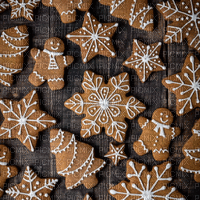 Gingerbread Background - Free animated GIF