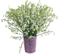 Blumen, Flowers, Maiglöckchen - Free animated GIF
