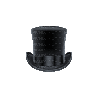 Animated Black Top Hat