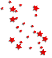 Stars Red - PNG gratuit