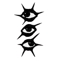three pointy eyes - png gratuito