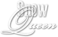 soave text snow queen white - бесплатно png