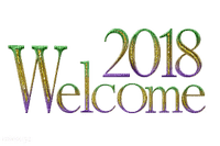 welcome 2018-by minou52 - PNG gratuit