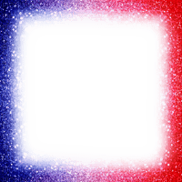 Glitter.Frame.Red.Blue - By KittyKatLuv65 - Free PNG