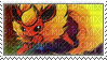 flareon stamp - nemokama png