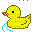duck katrin - GIF animado grátis