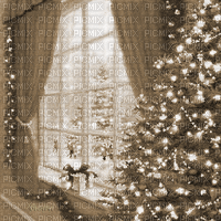 Y.A.M._New year Christmas background Sepia - GIF animado grátis