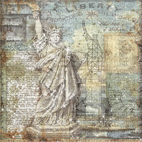 kikkapink background statue liberty vintage - 免费动画 GIF