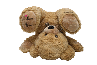 Teddy Bear, Teddy Bears, I Love You, Heart, Hearts, Deco, Decoration, GIF Animation - Jitter.Bug.Girl