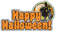 happy halloween - Безплатен анимиран GIF