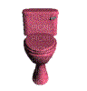 toilette - GIF animado grátis
