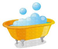 Kaz_Creations Bath Deco - GIF animado gratis