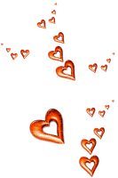 Hearts.Orange - gratis png