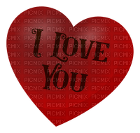 I love you - PNG gratuit