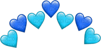 Blue Heart Emojis - gratis png