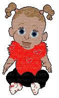 Babyz Red Silver Heart Shirt - Бесплатный анимированный гифка