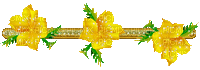 YELLOW FLOWERS - Bezmaksas animēts GIF