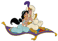 Aladdin & Jasmine - 免费动画 GIF
