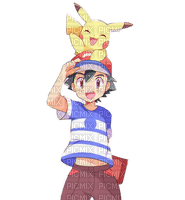 Ash and Pikachu - Free PNG