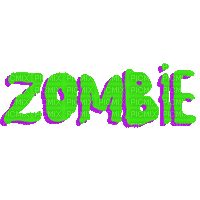 Zombie.Text.deco.gif.Victoriabea - Free animated GIF