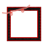 Small Black/Red Frame - zadarmo png