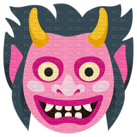 pink oni devil - 免费PNG
