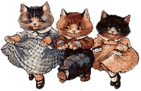 chats qui dansent - 免费动画 GIF
