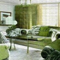 Olive Green Living Room - png gratuito