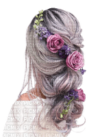 MUJER CON FLORES-- RUBICAT - png ฟรี