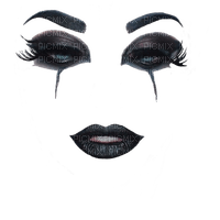 Gothic face makeup bp - фрее пнг