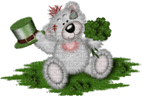 Kaz_Creations Deco St.Patricks Day Creddy Teddy - Безплатен анимиран GIF
