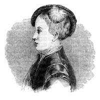 Edward VI Black and white - 免费PNG